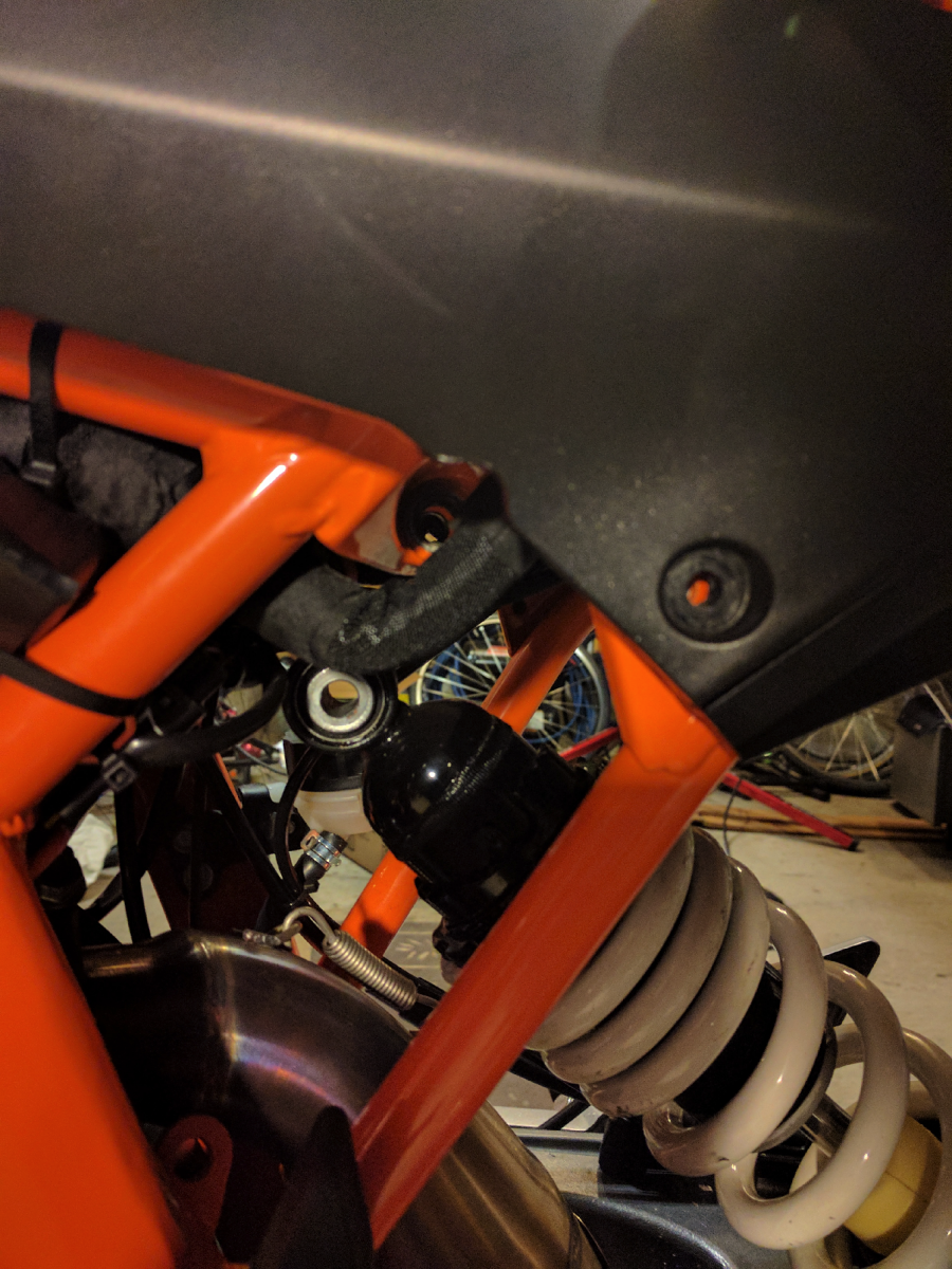 TRex Racing 45mm lowering kit review KTM Duke 390 Forum